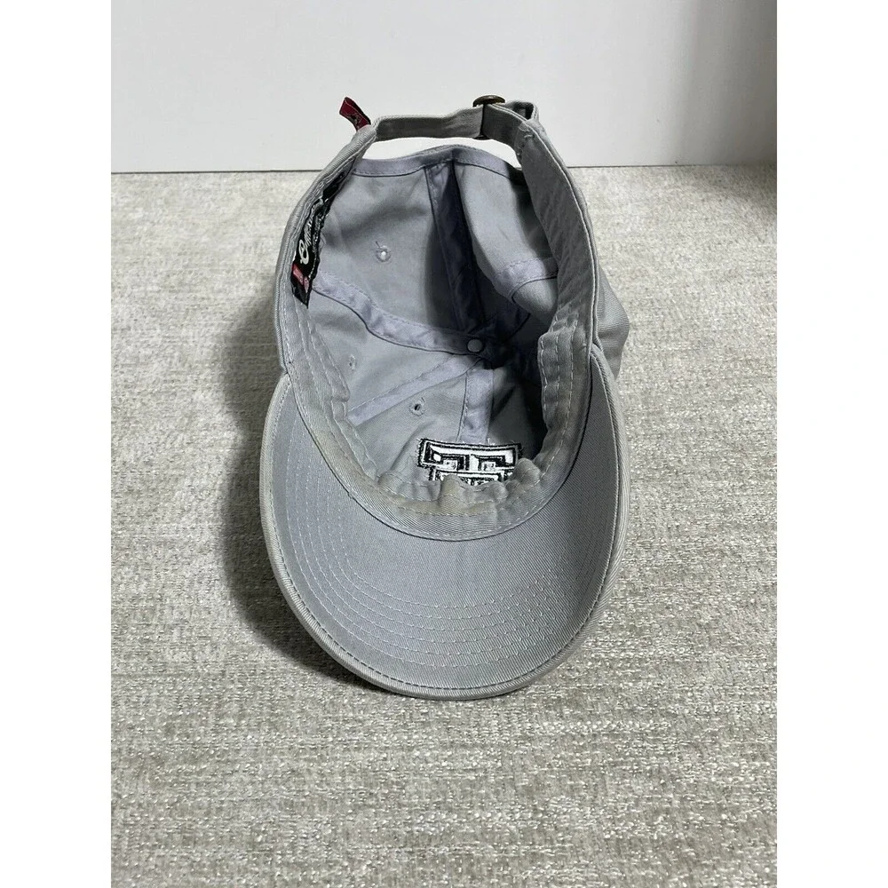 Texas Tech Cap Raiders Adult Gray Strap Back College Football Bedazzle